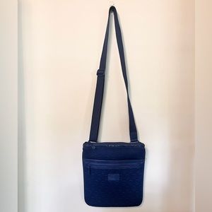 Michael Kors Blue Monogram Crossbody